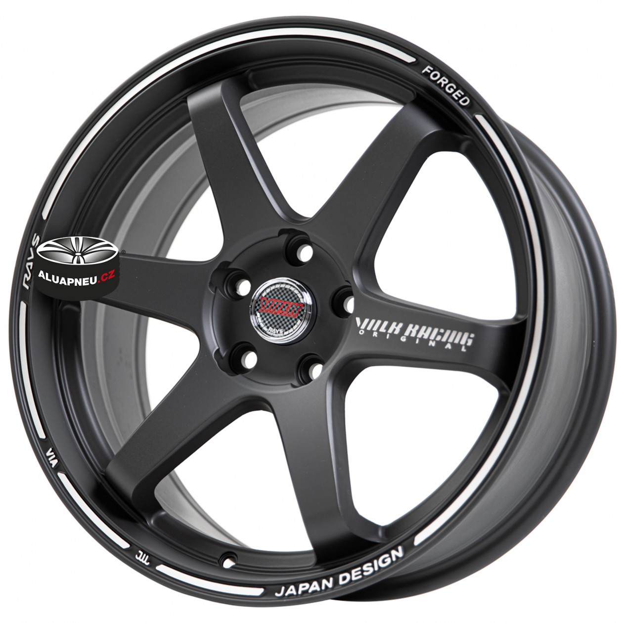 Alu kola RAYS VOLK TE37 BLACK 5x114.3 17"