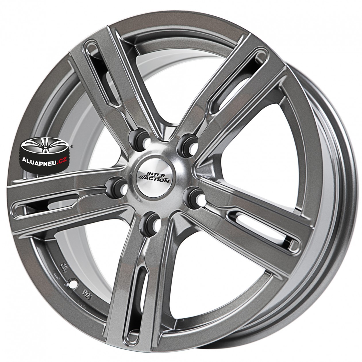 Alu kola INTER ACTION model KARGIN GREY 5x160 16"