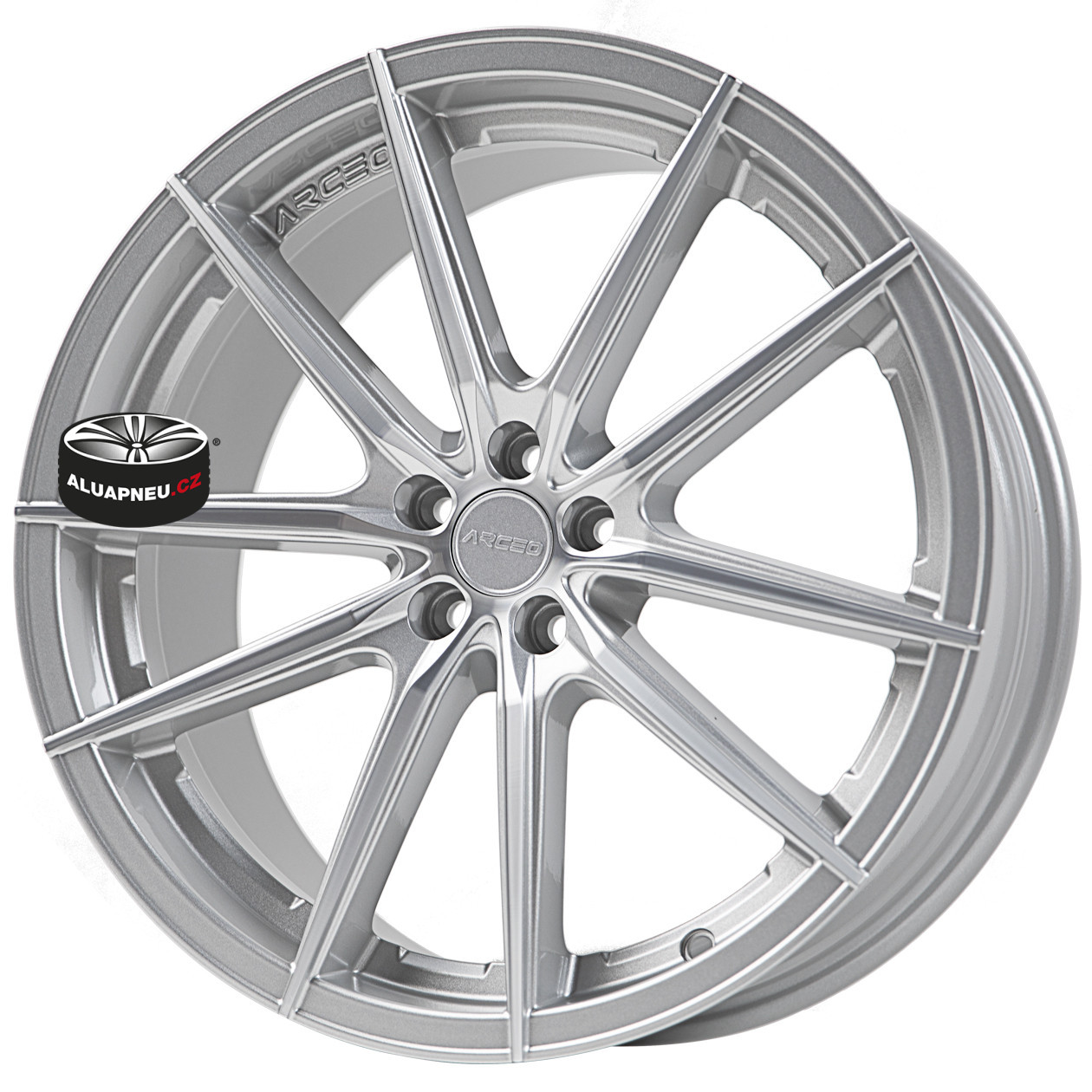 Alu kola ARCEO model MONACO SILVER 5x100 17"