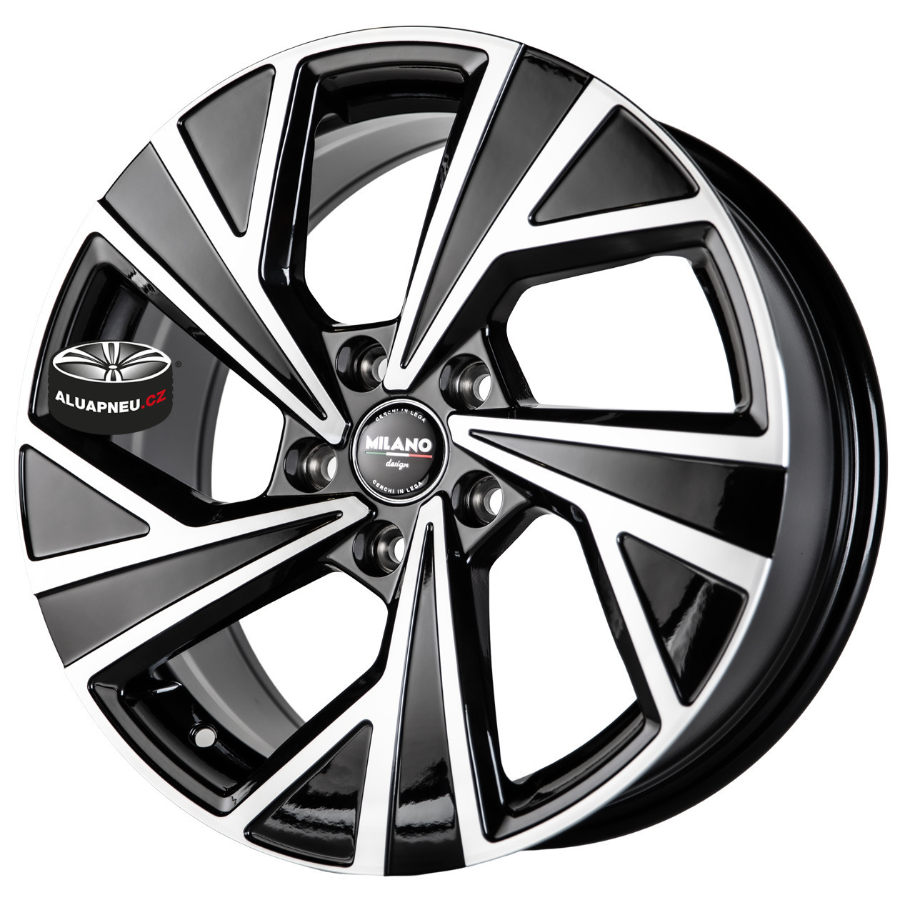 Alu kola REPLICA model 0484 FPBK 5x112 17"